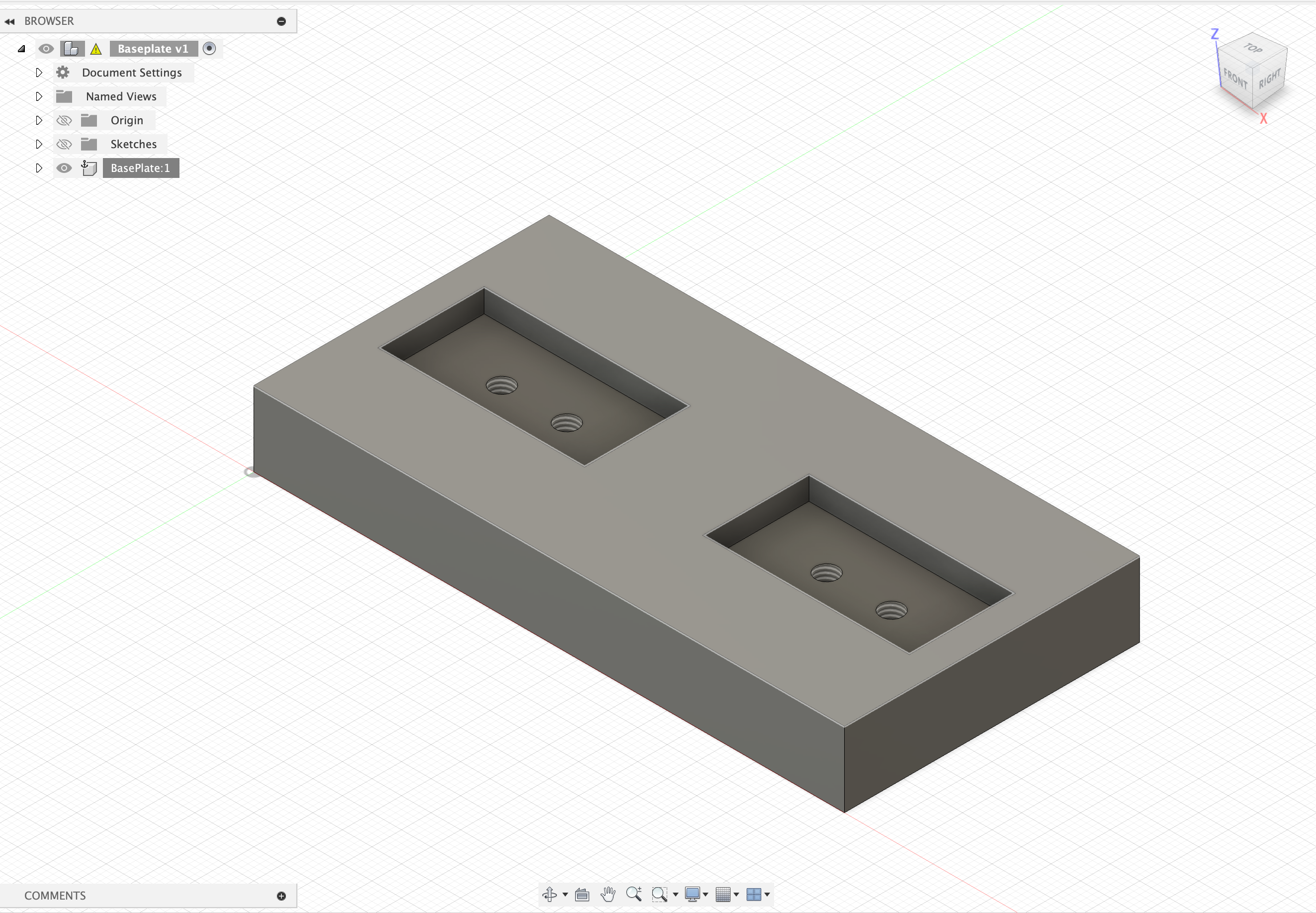 Baseplate 3D Model
