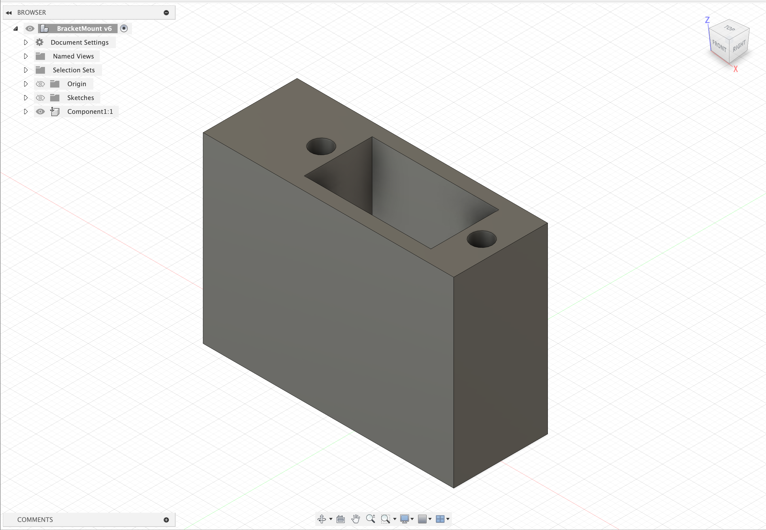 BracketMount 3D Model